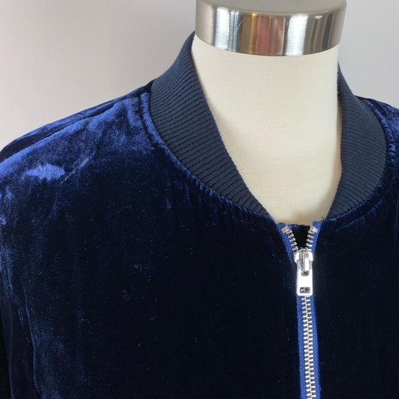 NWTs J Crew Velvet Bomber Jacket - Picture 11 of 16
